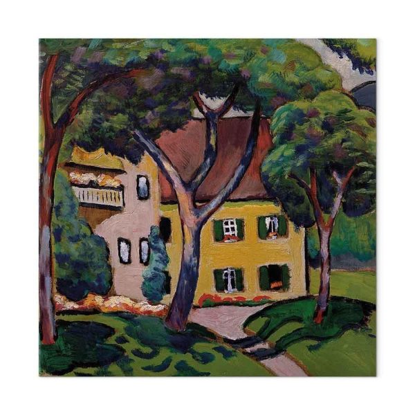 Tableau - August Macke – Staudacherhaus in Tegernsee