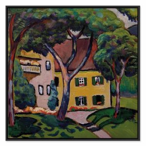 Tableau - August Macke – Staudacherhaus in Tegernsee