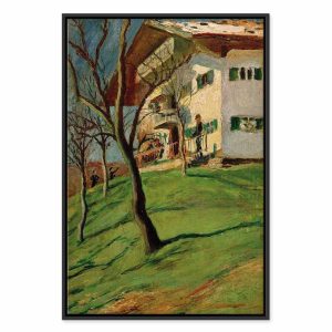 Tableau - August Macke – Unser Häuschen in Tegernsee