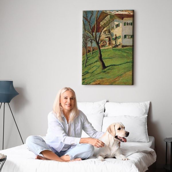 Tableau - August Macke – Unser Häuschen in Tegernsee