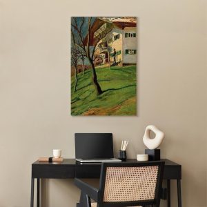 Tableau - August Macke – Unser Häuschen in Tegernsee