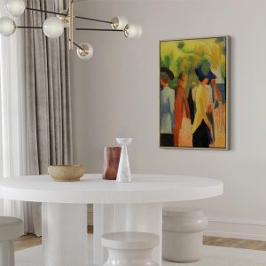 Tableau - August Macke – Walker under trees (Walker in the park)