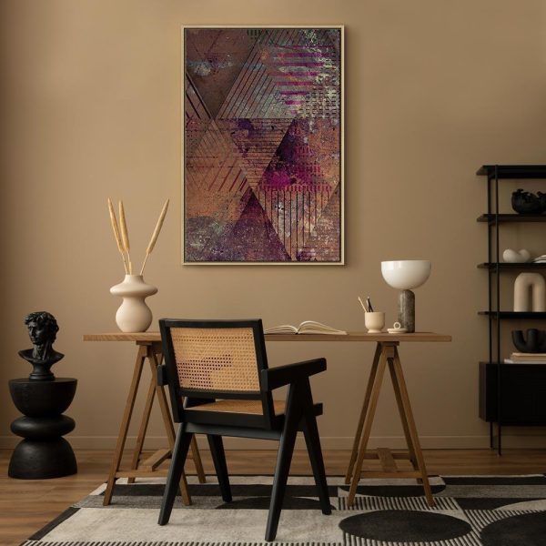 Tableau - Autumn Abstraction (1 Part) Vertical