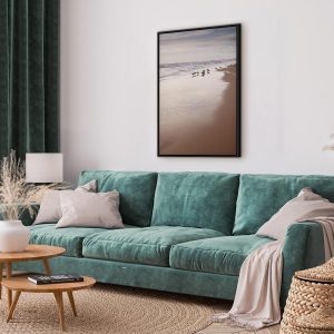 Tableau - Autumn Beach (1 Part) Vertical