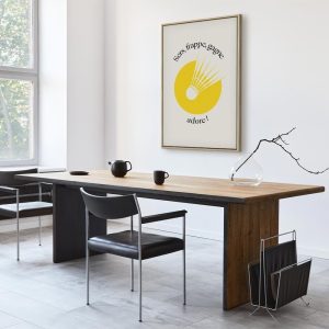 Tableau - Badminton Shuttlecock on a Yellow Circle Background