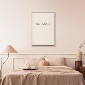 Tableau - Balance of Words (1-part) - Black English Text on White