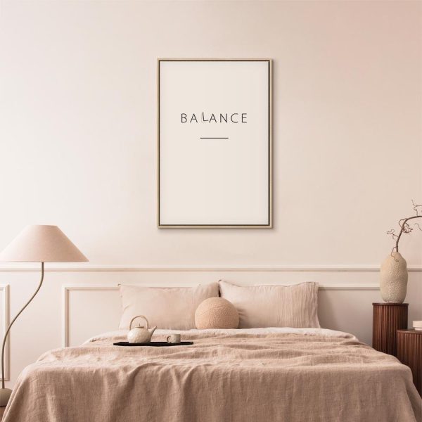 Tableau - Balance of Words (1-part) - Black English Text on White