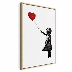 Tableau - Banksy: Girl with Balloon (1 Part) Vertical