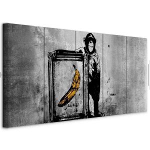 Tableau - Banksy: Monkey with Frame
