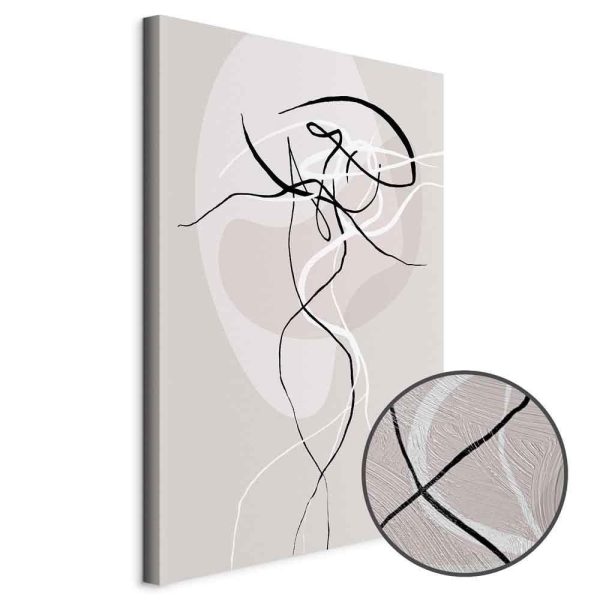 Tableau - Beige Energy (1 Part) Vertical