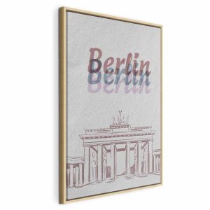 Tableau - Berlin in Watercolours (1 Part) Vertical