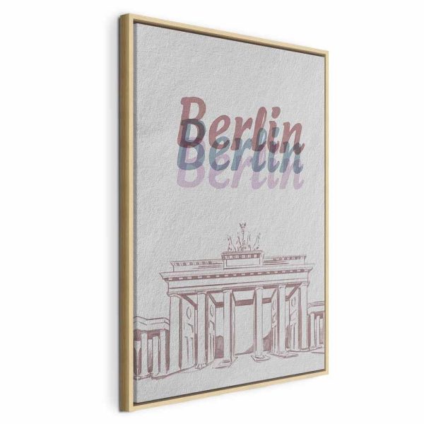 Tableau - Berlin in Watercolours (1 Part) Vertical