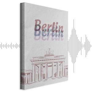 Tableau - Berlin in Watercolours (1 Part) Vertical