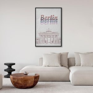 Tableau - Berlin in Watercolours (1 Part) Vertical