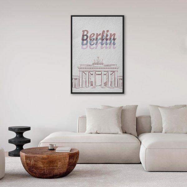 Tableau - Berlin in Watercolours (1 Part) Vertical