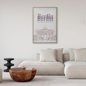 Tableau - Berlin in Watercolours (1 Part) Vertical