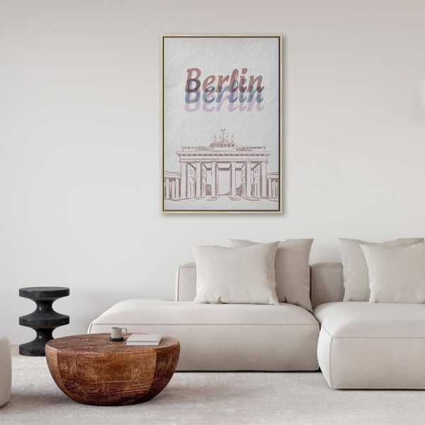 Tableau - Berlin in Watercolours (1 Part) Vertical
