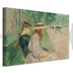 Tableau - Berthe Morisot – Sur un banc de Bois de Boulogne