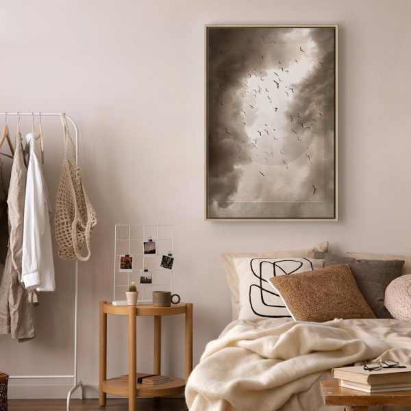 Tableau - Birds in the Clouds (1 Part) Vertical