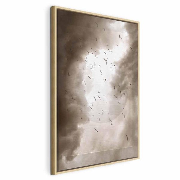 Tableau - Birds in the Clouds (1 Part) Vertical