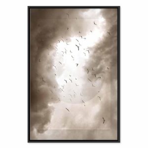 Tableau - Birds in the Clouds (1 Part) Vertical