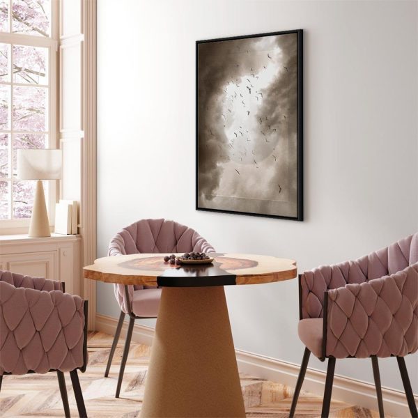 Tableau - Birds in the Clouds (1 Part) Vertical