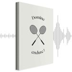 Tableau - Black Badminton Rackets