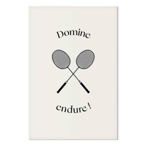 Tableau - Black Badminton Rackets