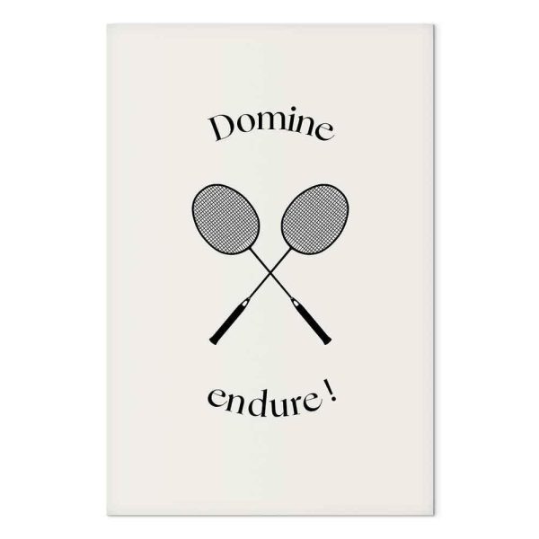 Tableau - Black Badminton Rackets