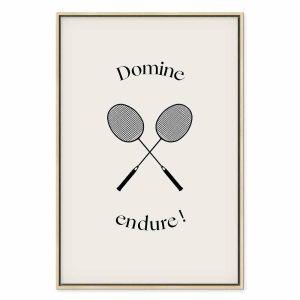 Tableau - Black Badminton Rackets