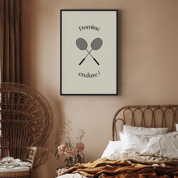 Tableau - Black Badminton Rackets