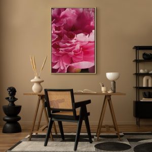 Tableau - Blossom of Beauty (1-part) - Pink Peony Flower Embraced by Nature