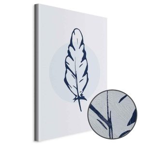 Tableau - Blue Feather (1 Part) Vertical