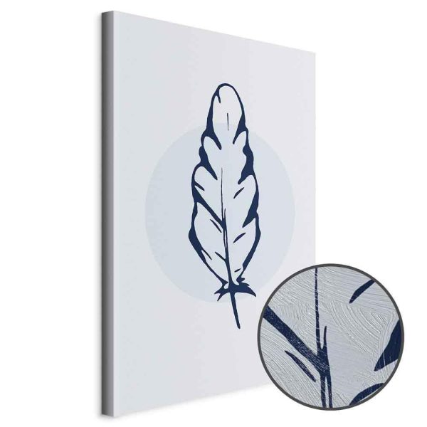 Tableau - Blue Feather (1 Part) Vertical