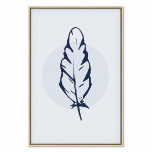 Tableau - Blue Feather (1 Part) Vertical