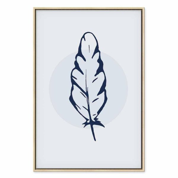 Tableau - Blue Feather (1 Part) Vertical