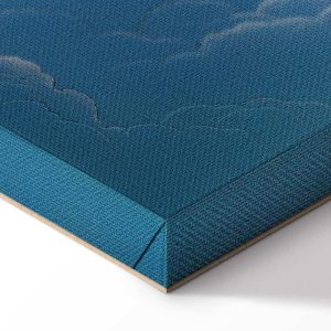 Tableau - Blue Sky Breaking Through White Fluffy Clouds