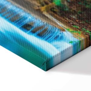 Tableau - Blue Waterfall in Kanchanaburi, Thailand