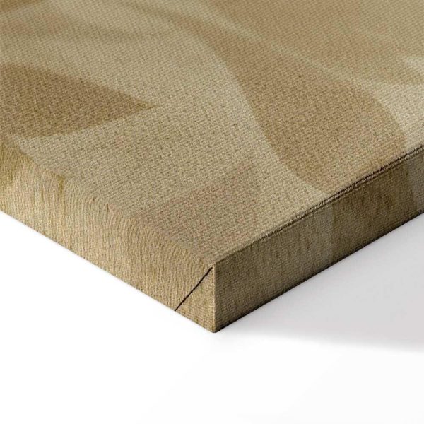 Tableau - Botanical Motif with Leaves and Vines in Sand Colors