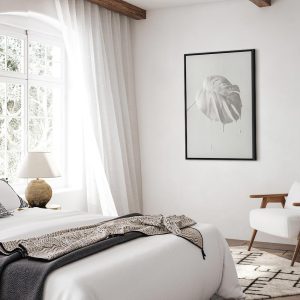 Tableau - Bright Monstera (1 Part) Vertical