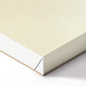 Tableau - Bright Night - Moon Accompanied by Many Stars on a Light Background