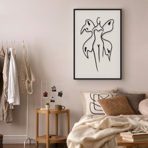 Tableau - Butterfly Woman (1 Part) Vertical