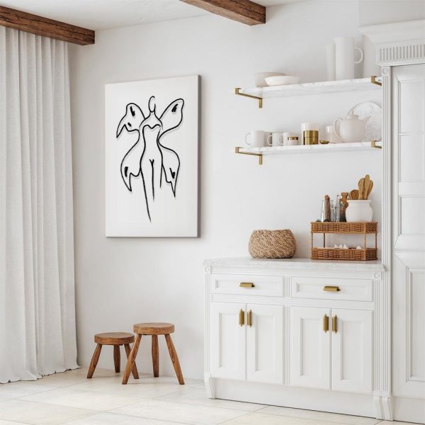 Tableau - Butterfly Woman (1 Part) Vertical