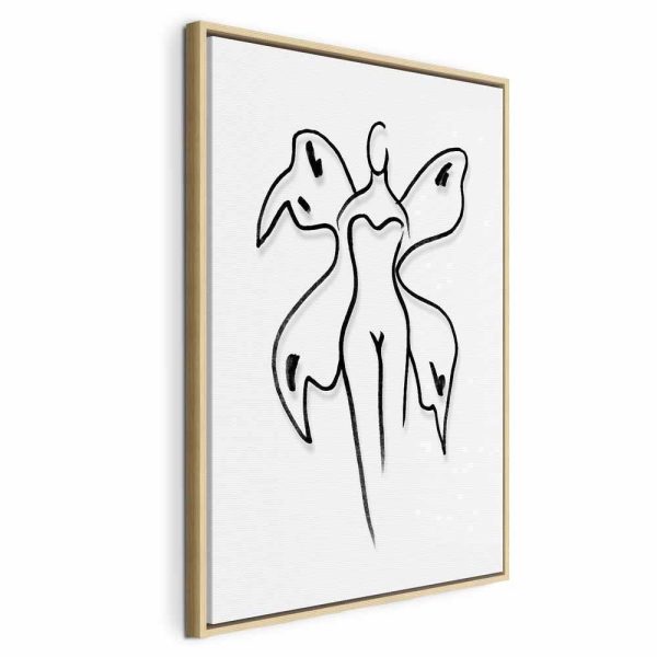 Tableau - Butterfly Woman (1 Part) Vertical