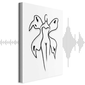 Tableau - Butterfly Woman (1 Part) Vertical