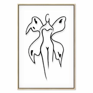Tableau - Butterfly Woman (1 Part) Vertical