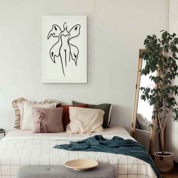 Tableau - Butterfly Woman (1 Part) Vertical