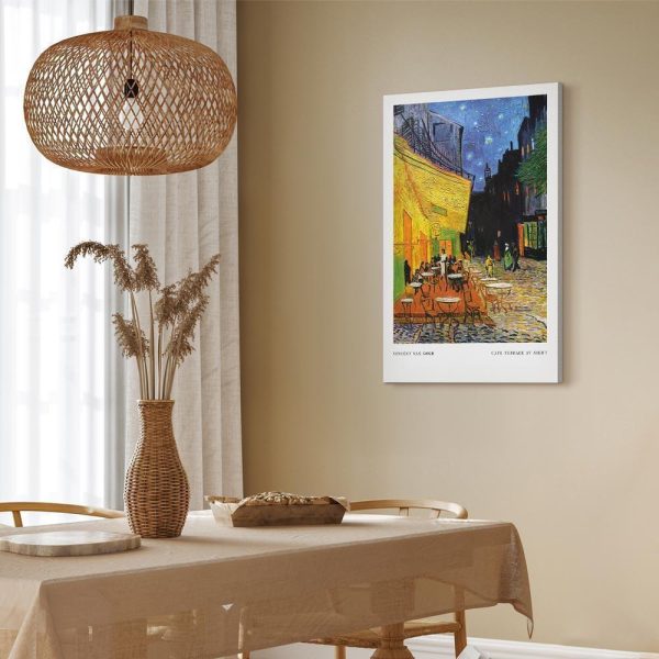 Tableau - Cafe at Night (1 Part) Vertical