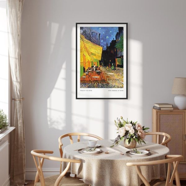 Tableau - Cafe at Night (1 Part) Vertical