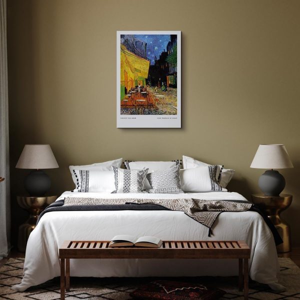 Tableau - Cafe at Night (1 Part) Vertical